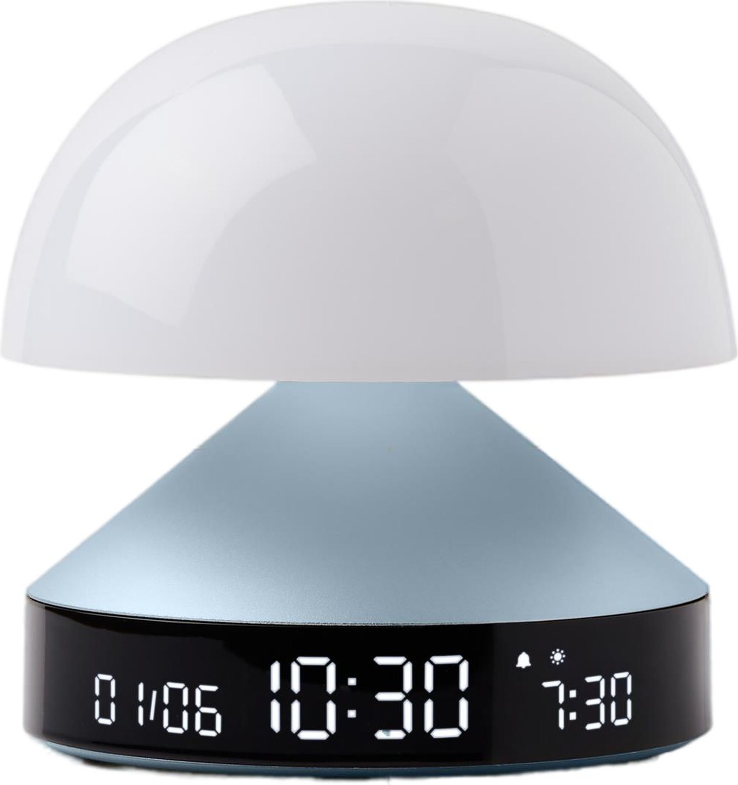 Budzik Mina Sunrise jasnoniebieski