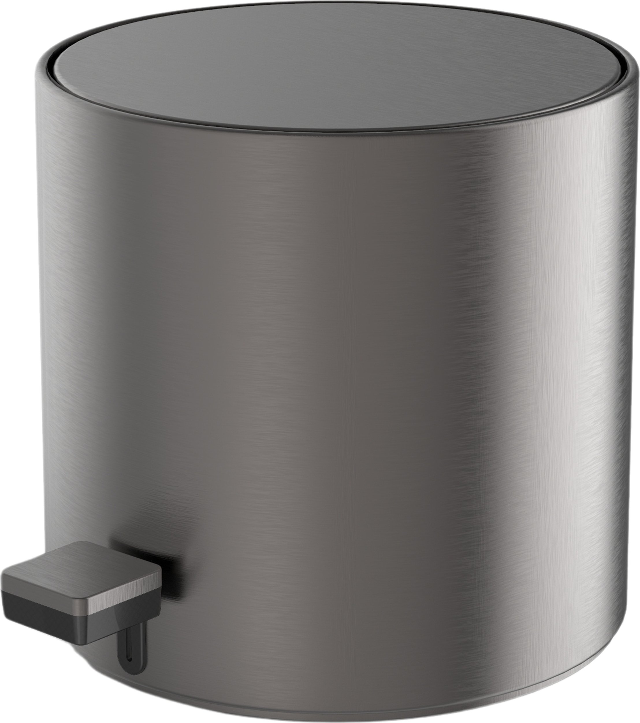 Kosz łazienkowy na śmieci Bar 23 cm ciemny metal mat z powłoką PVD