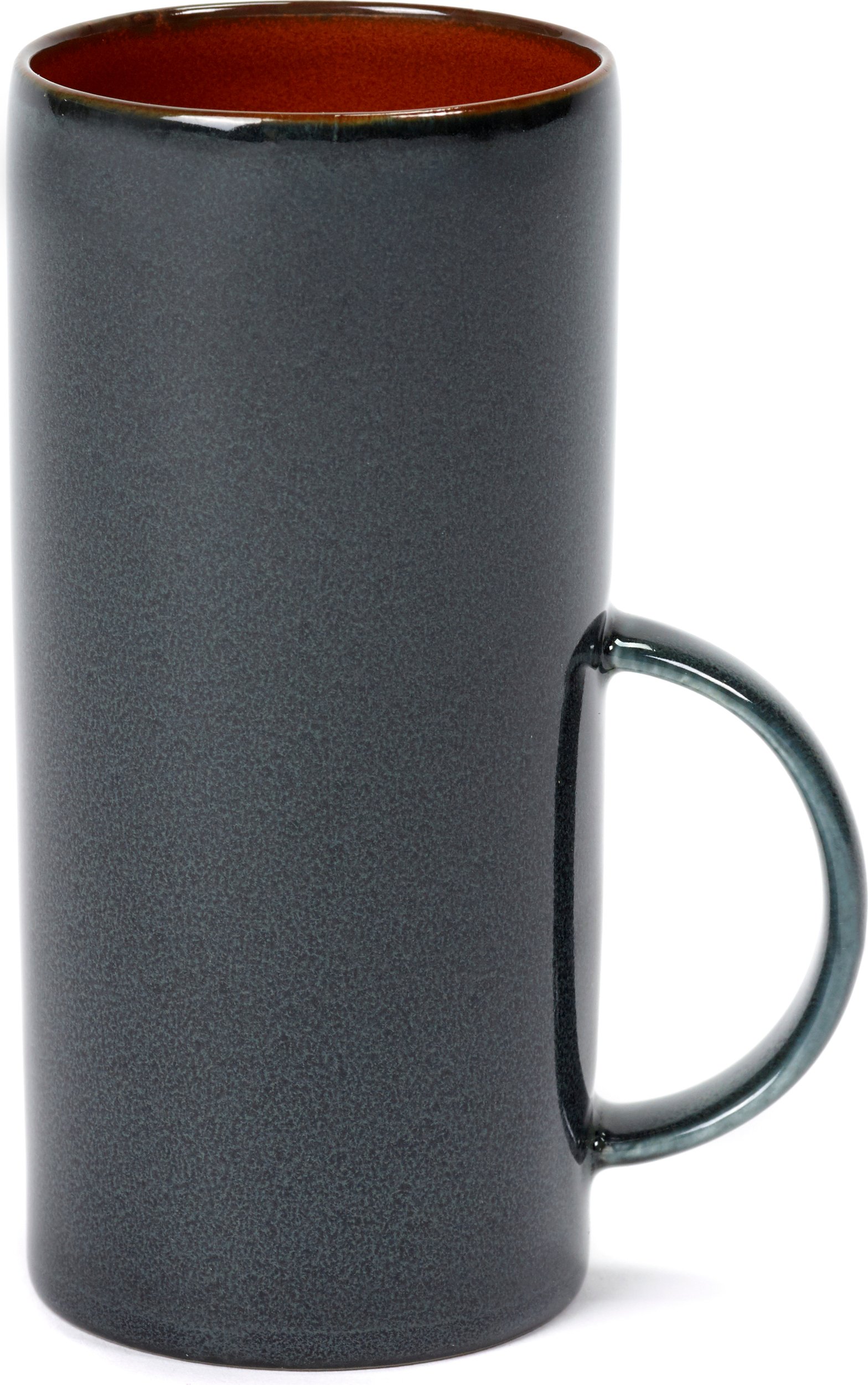 Kubek do herbaty Terres de Rêves 280 ml czarno-czerwony