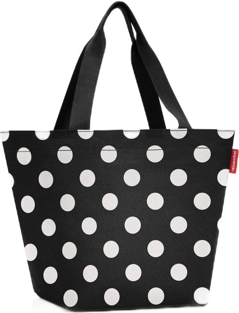 Torba Shopper w białe grochy M