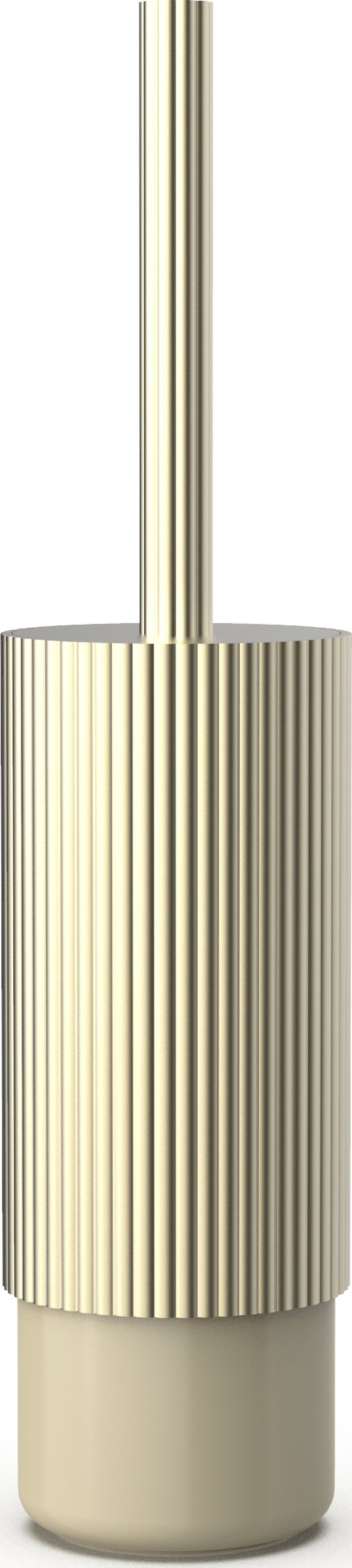 Szczotka do WC Of Line złota z piaskową podstawą