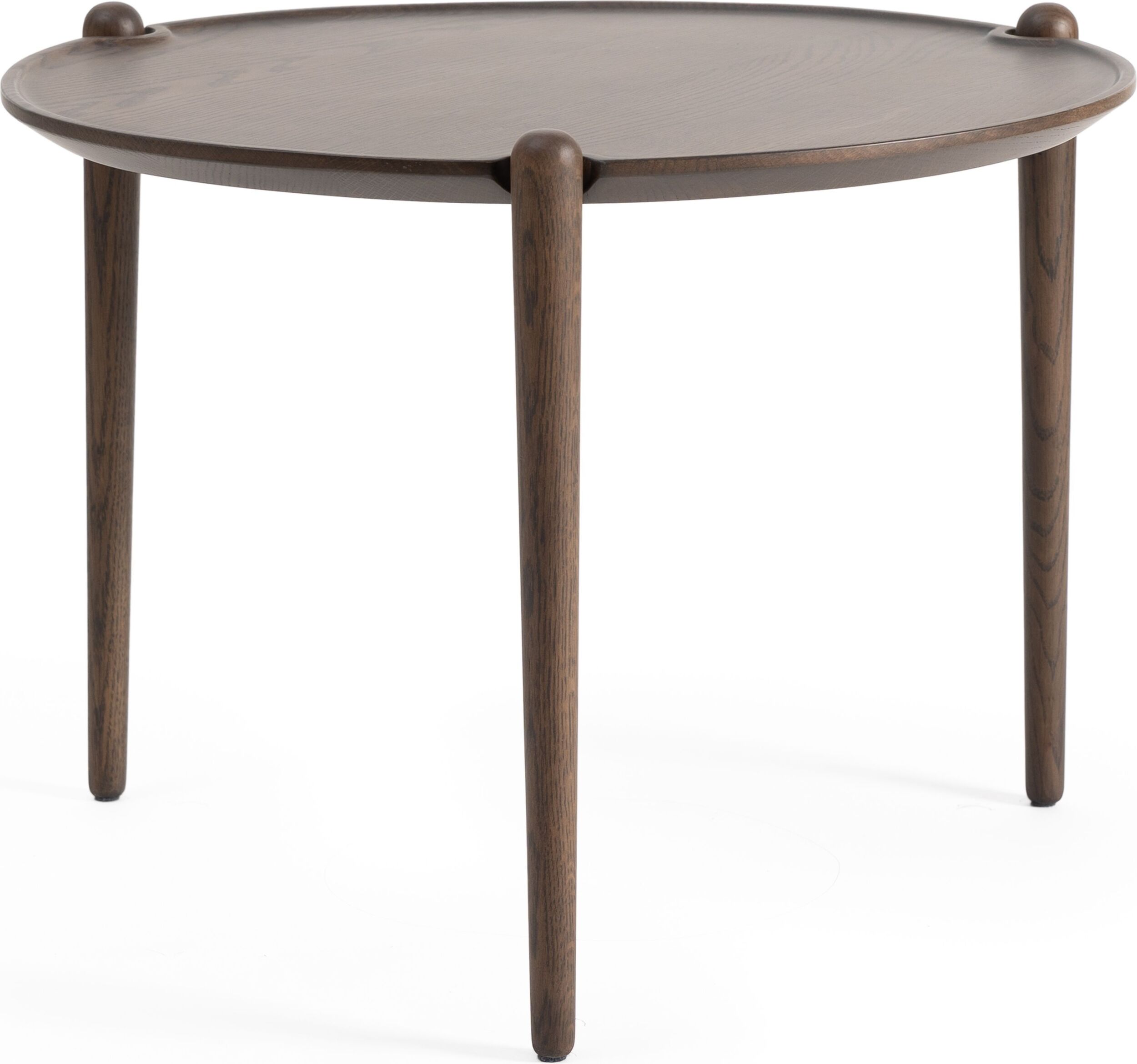 Stolik kawowy Aria okrągły 46 cm ciemny dąb