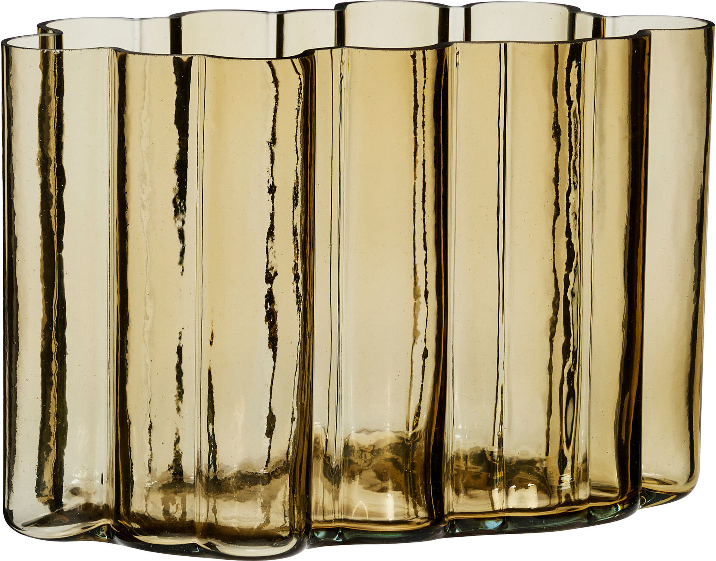 Wazon Umber 20 cm bursztynowy