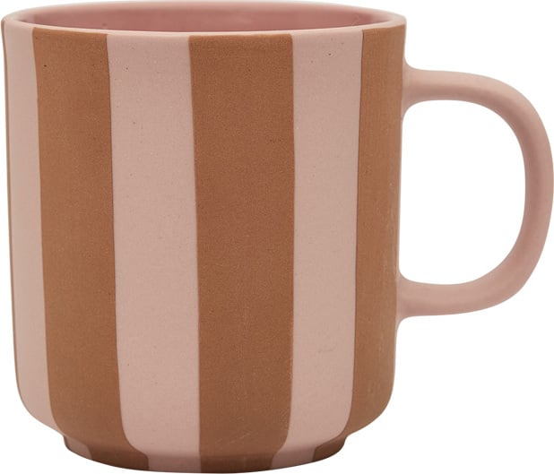 Kubek Toppu 350 ml różowo-brązowy