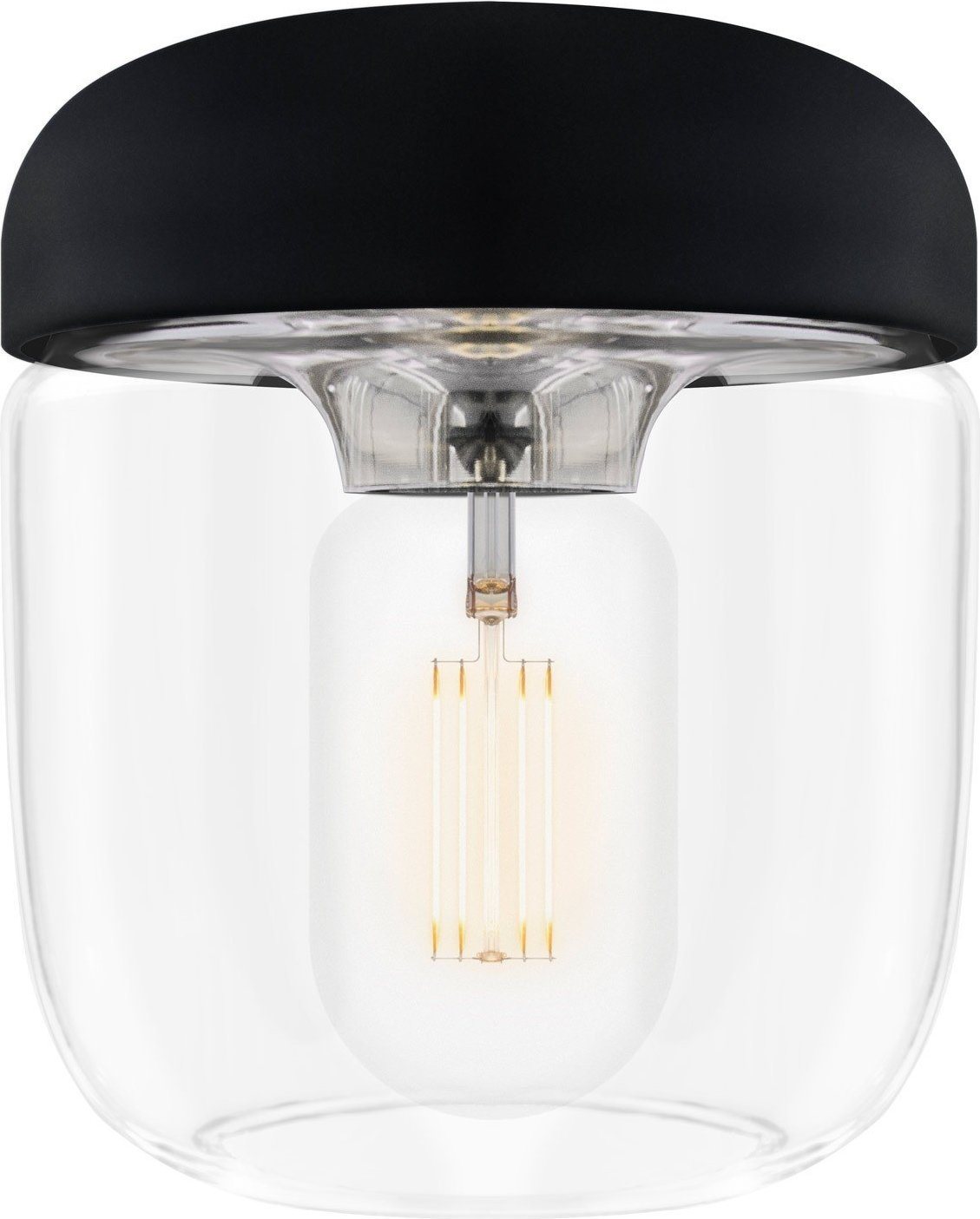 Lampa Acorn czarna lustrzany chrom