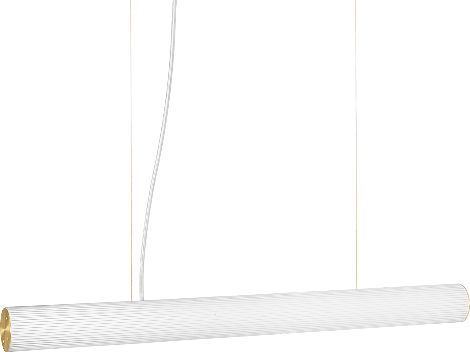 Lampa wisząca Vuelta II 100 cm mosiądz