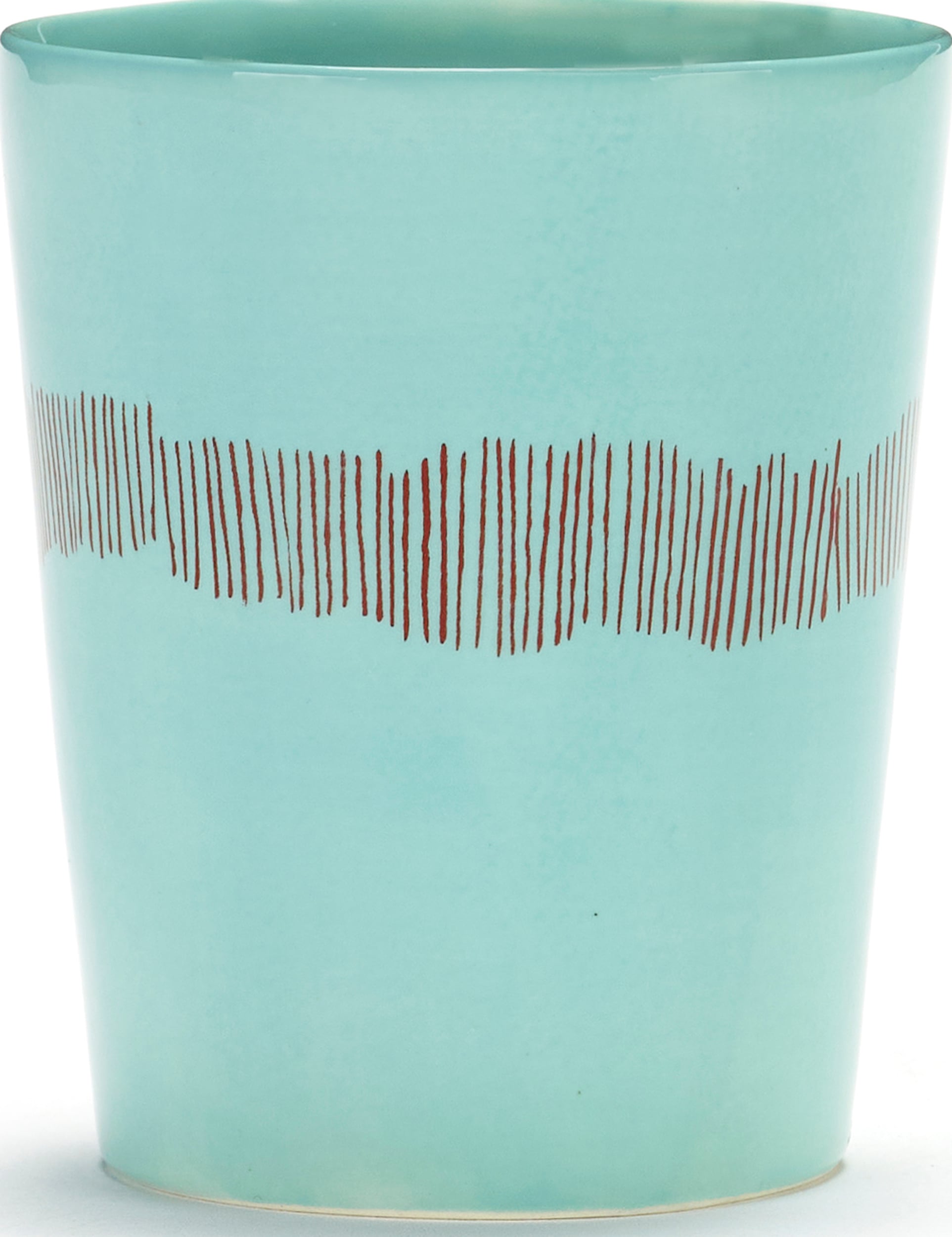 Kubki do herbaty Feast 330 ml niebiesko-czerwone 4 szt.