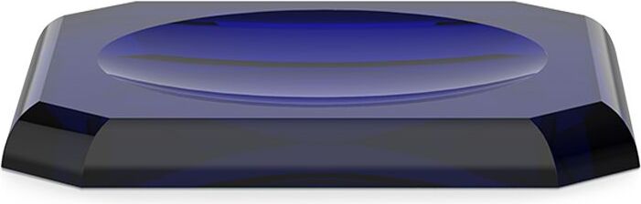 Taca łazienkowa Kristall ciemnoniebieska