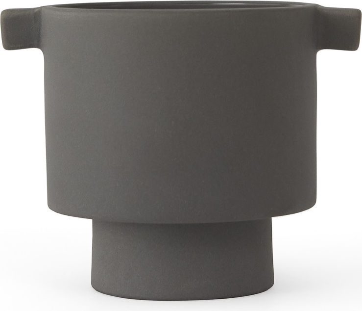 Osłonka na doniczkę Inka Kana 10,5 cm antracytowa