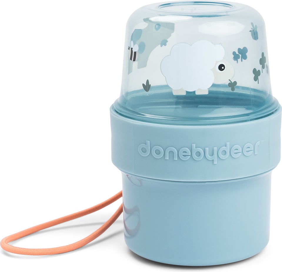 Pojemnik na przekąski Tiny farm S niebieski dwustronny