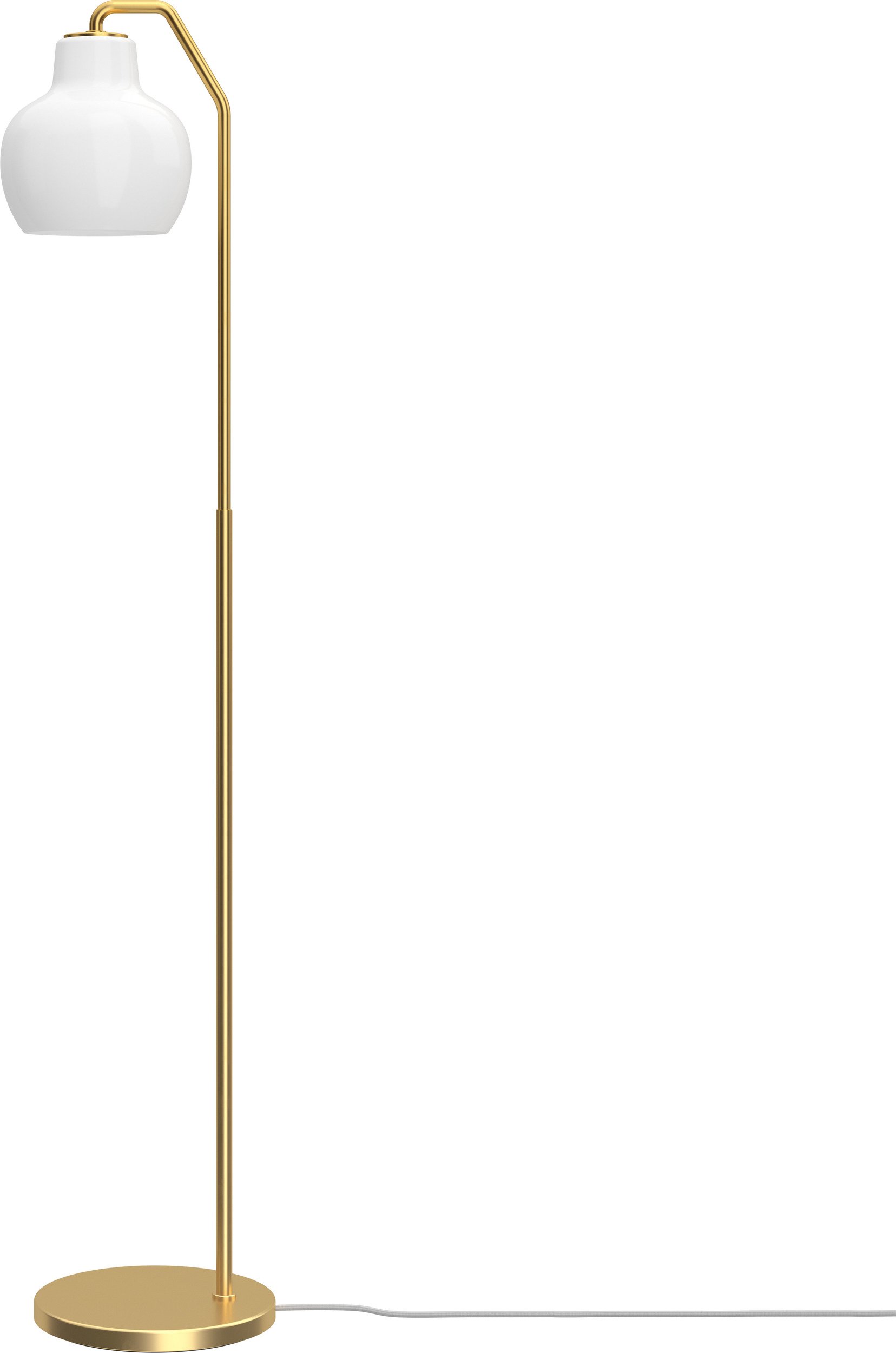 Lampa podłogowa VL Ring Crown mosiądz