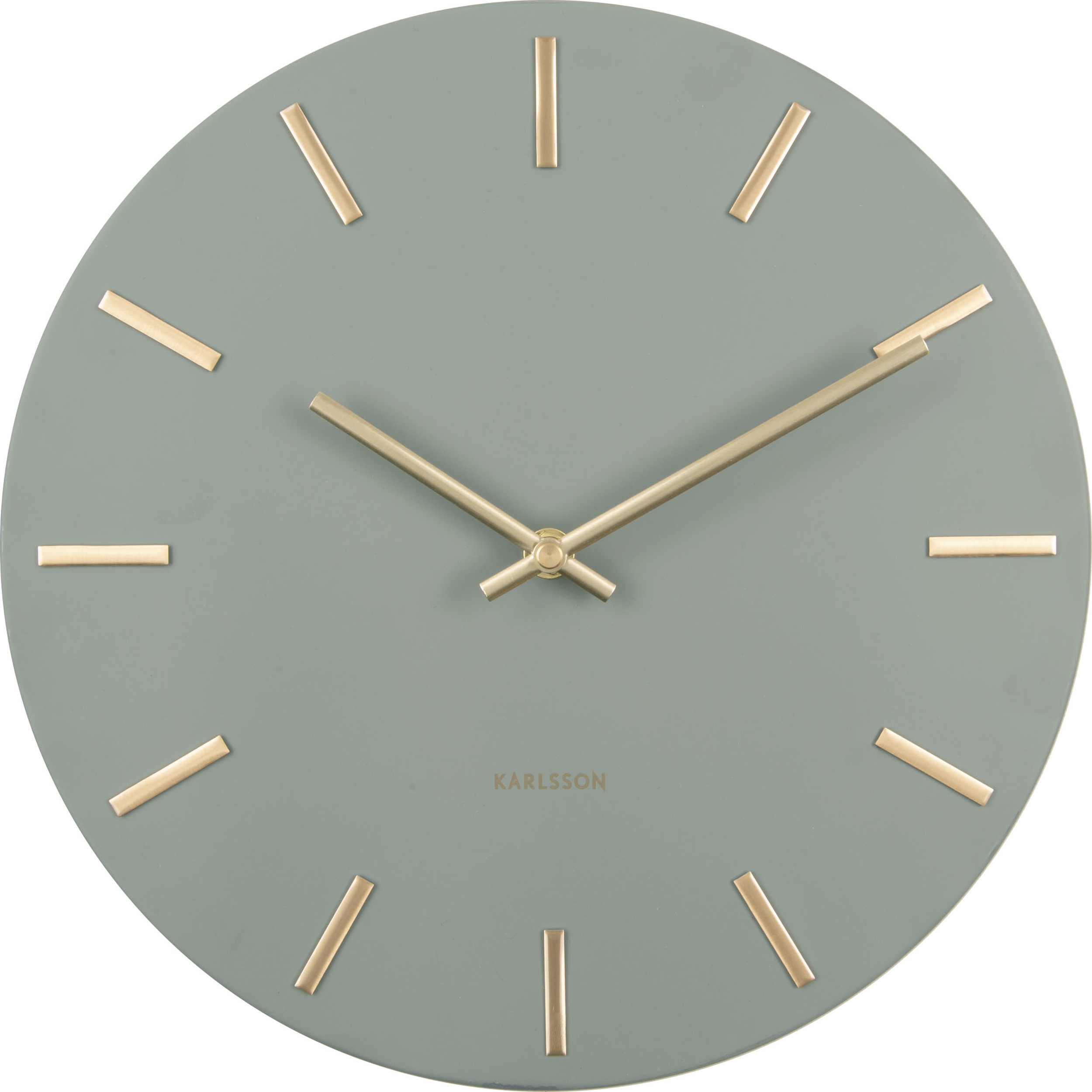 Zegar ścienny Charm 30 cm zielony