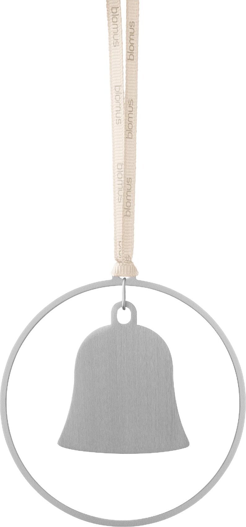 Ozdoby choinkowe Kitai dzwonki srebrne 4 szt.