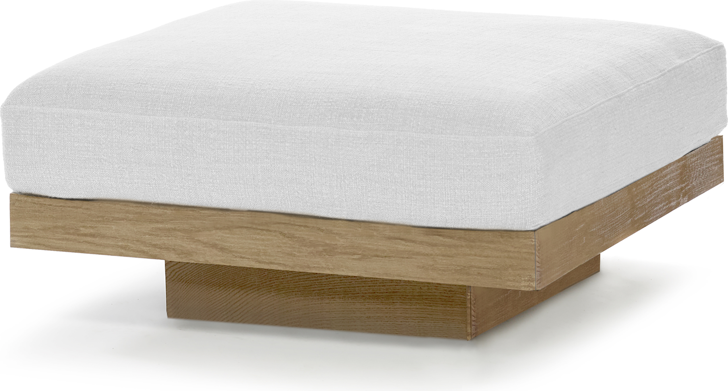 Podnóżek ogrodowy Rudolph biały