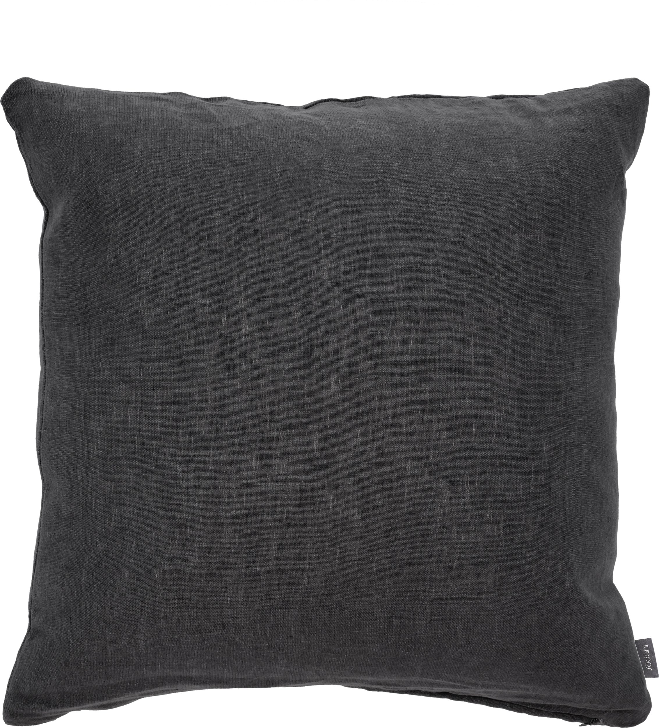 Poszewka dekoracyjna Linen 50 x 50 cm szara