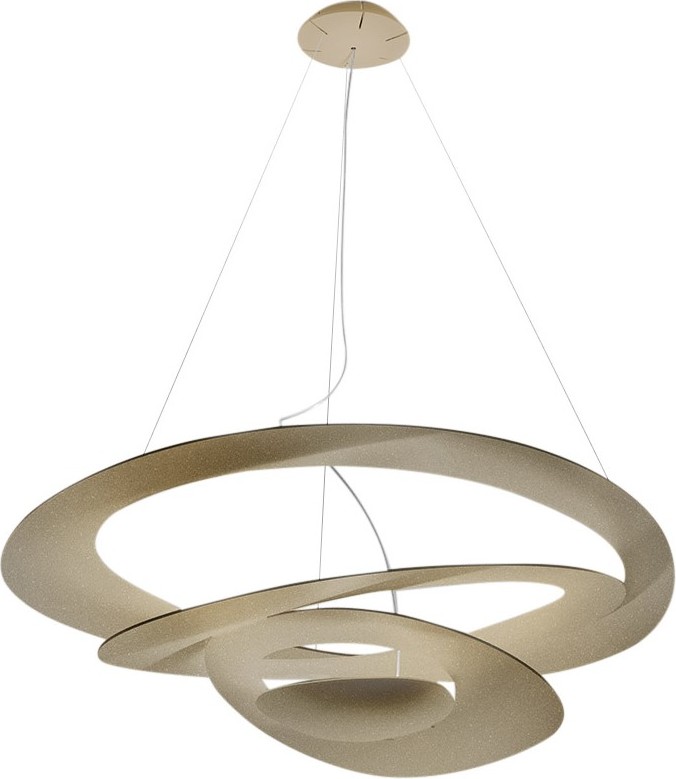 Lampa wisząca Pirce LED 3000 K złota