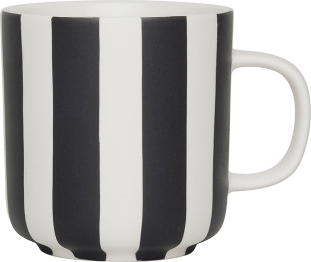 Kubek Toppu 350 ml czarno-biały