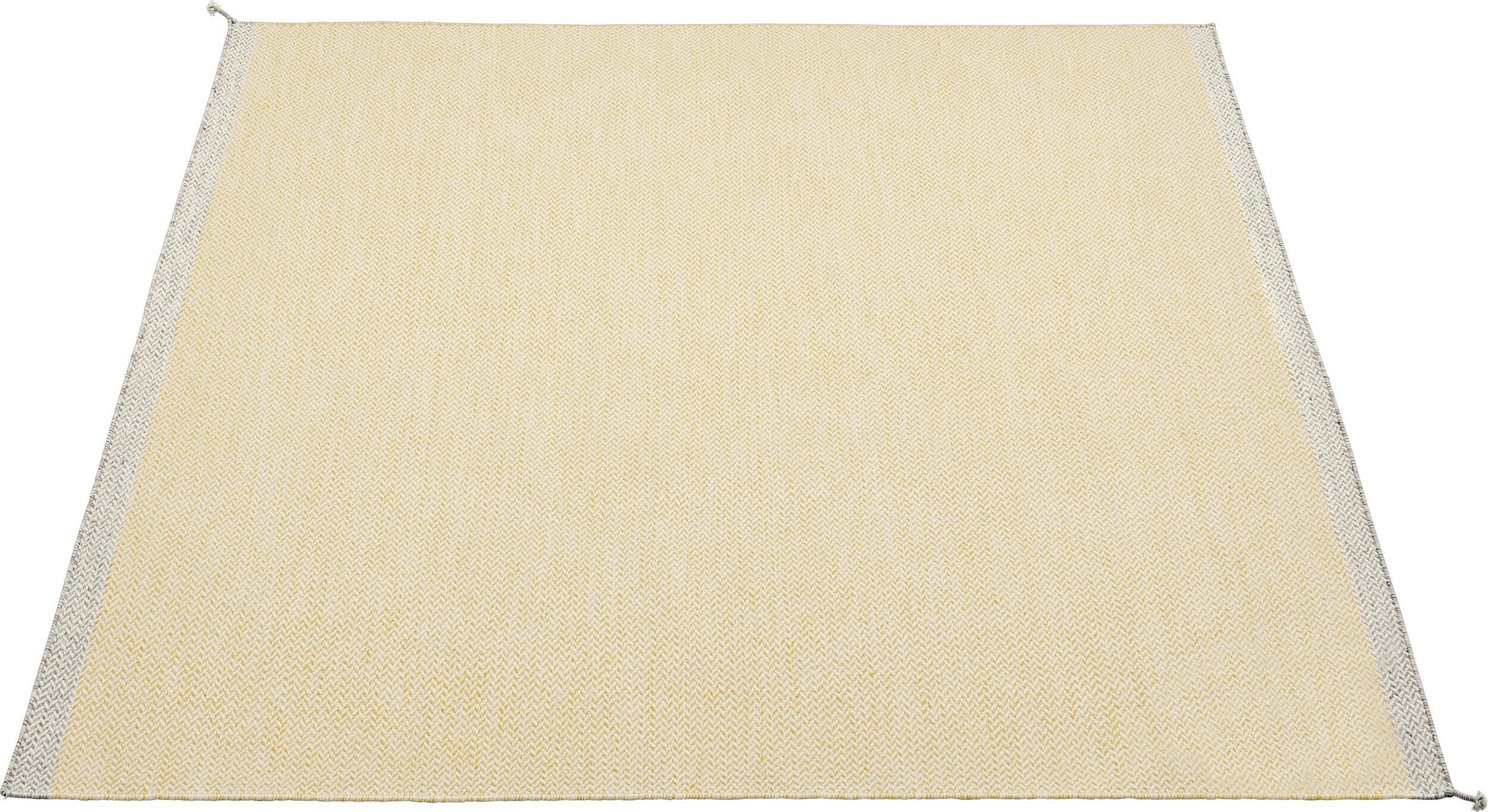 Dywan Ply 240 x 240 cm żółty