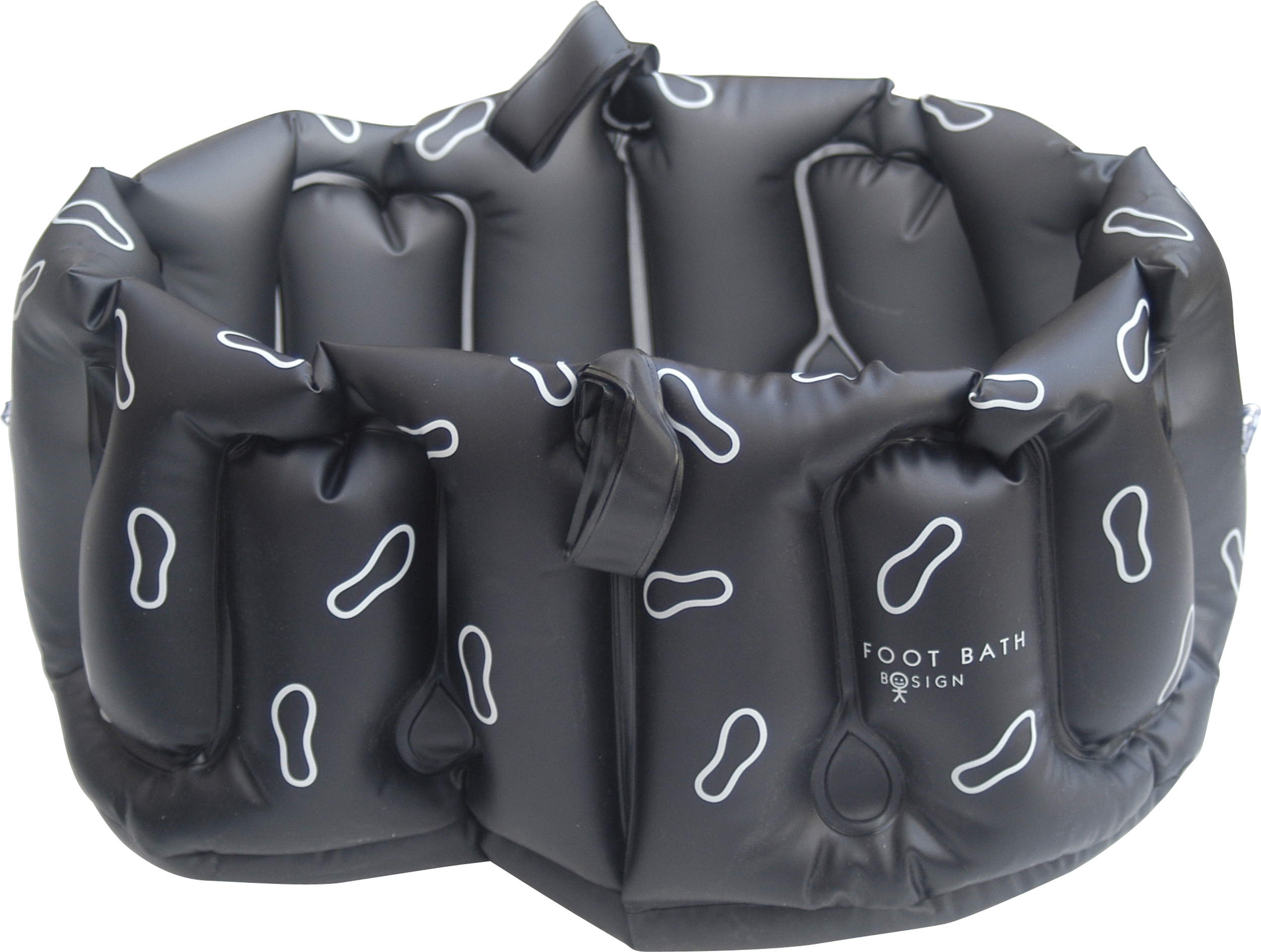 Miska dmuchana do pedicure grafitowa