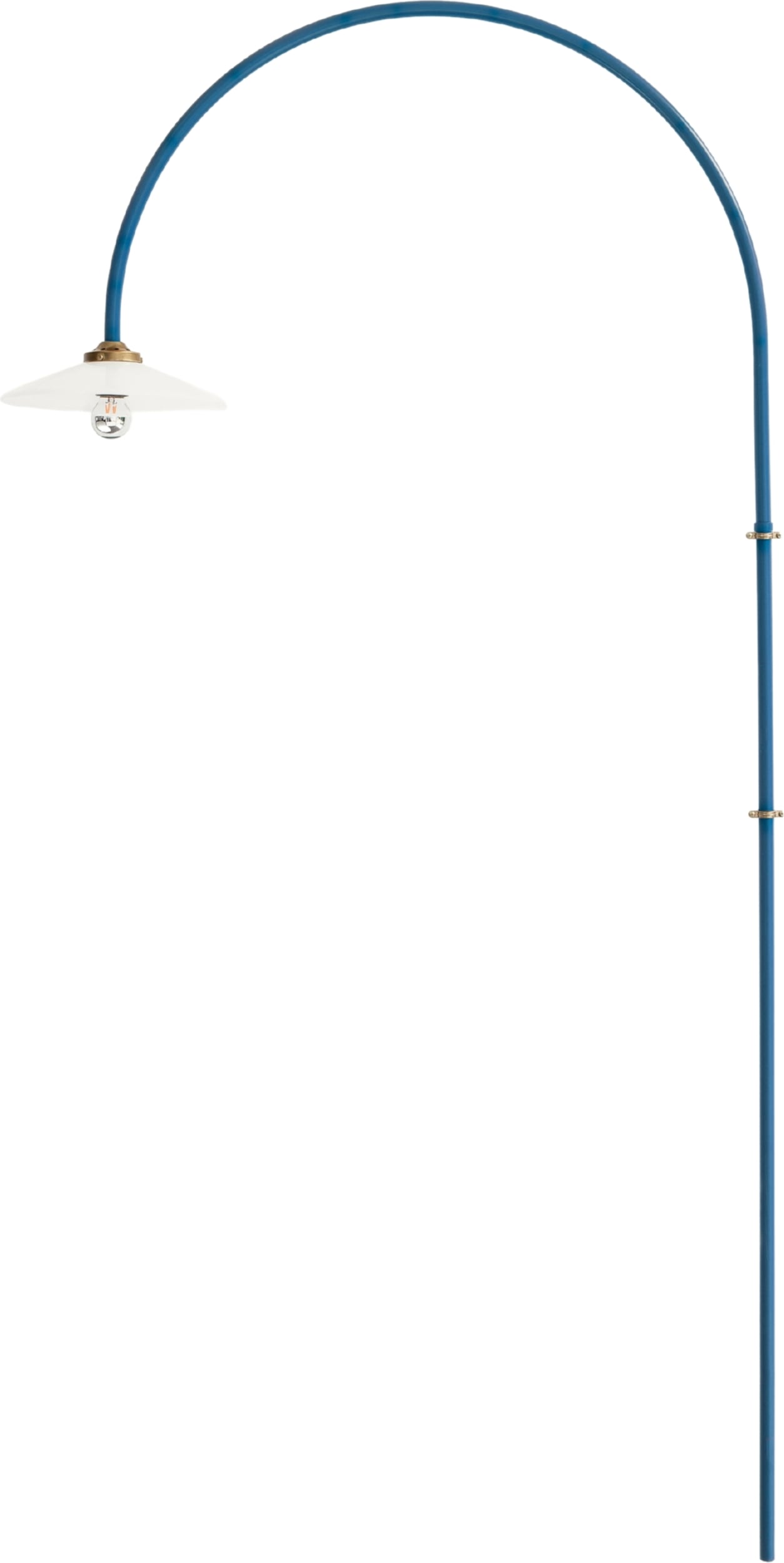 Lampa ścienna N°2 180 cm niebieska