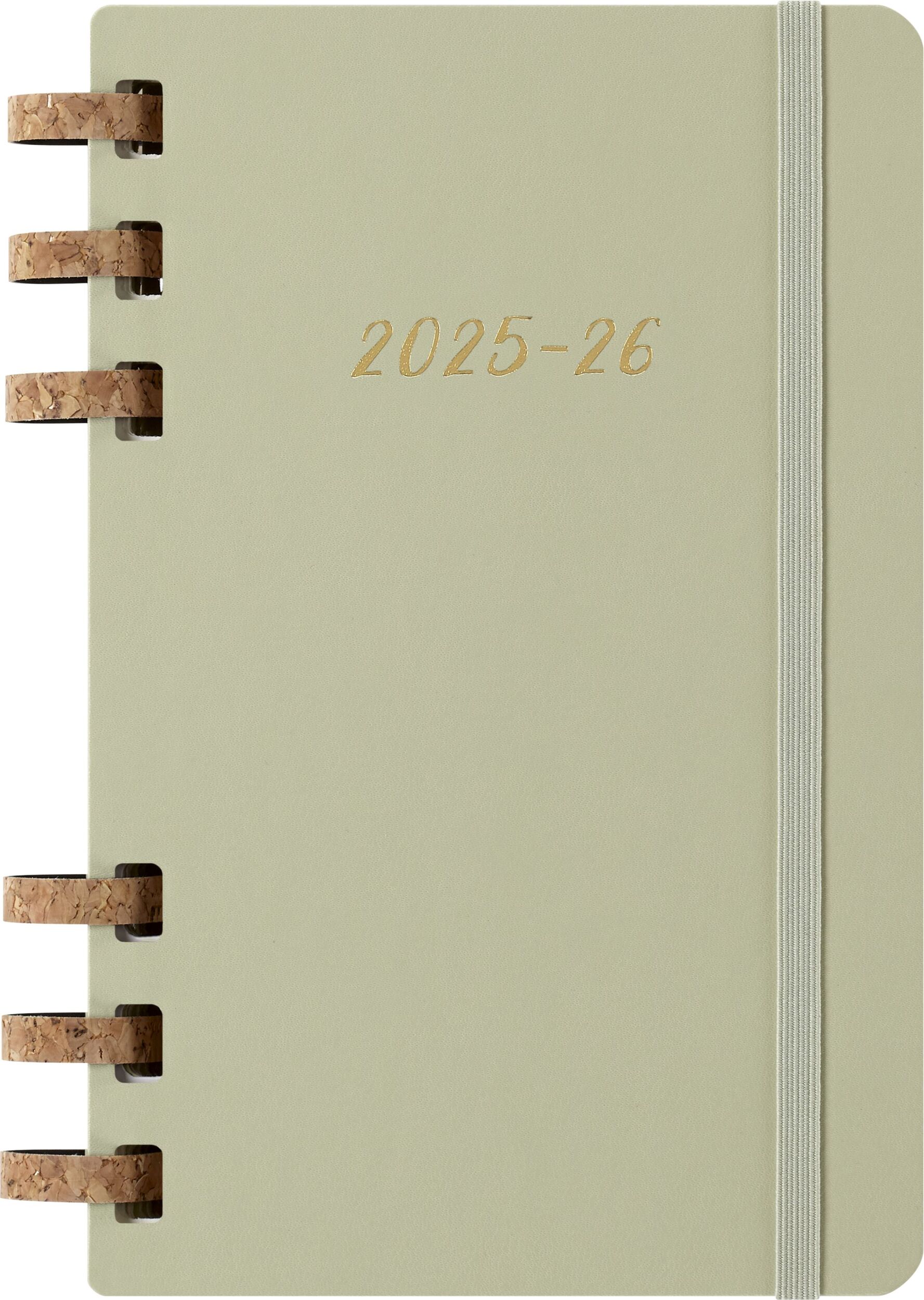 Planer na spirali w twardej oprawie Moleskine Academic 2026 12M L pistacjowy