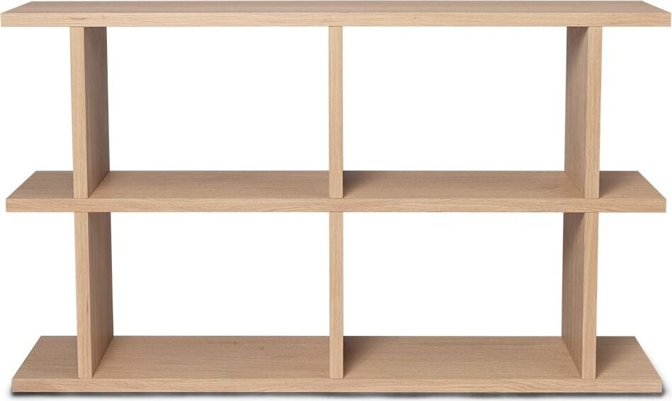 Regał na książki Kona 122,5 x 72 cm naturalny dąb