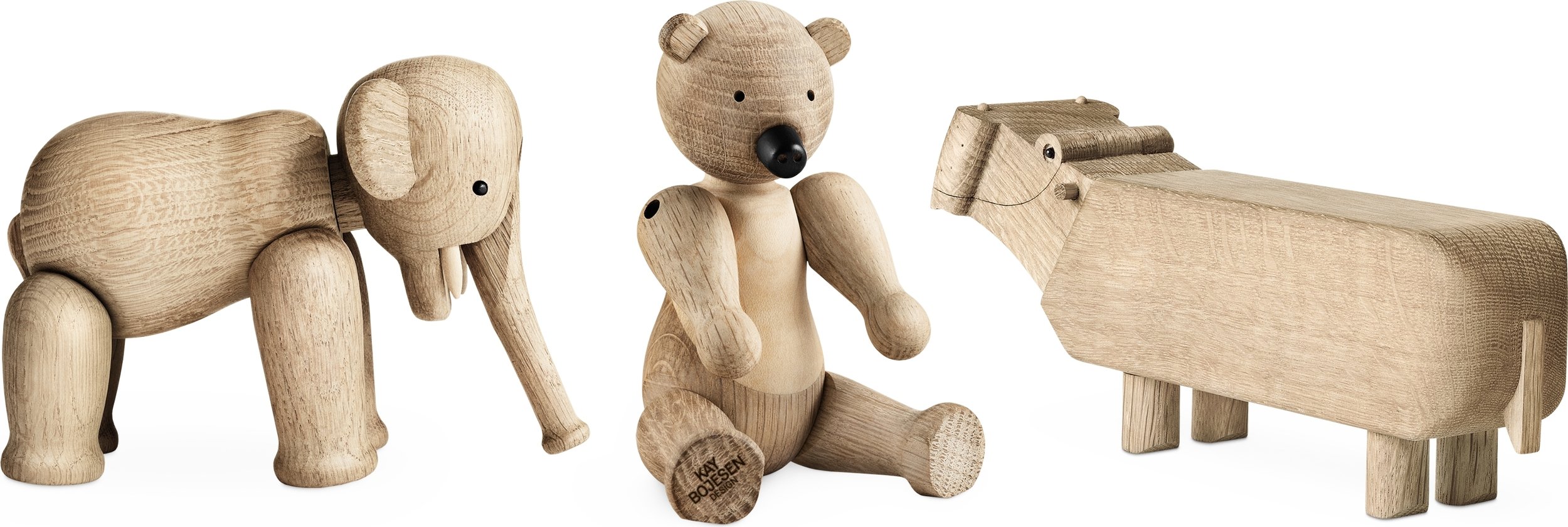 Figurki Liliput drewniane 3 el.