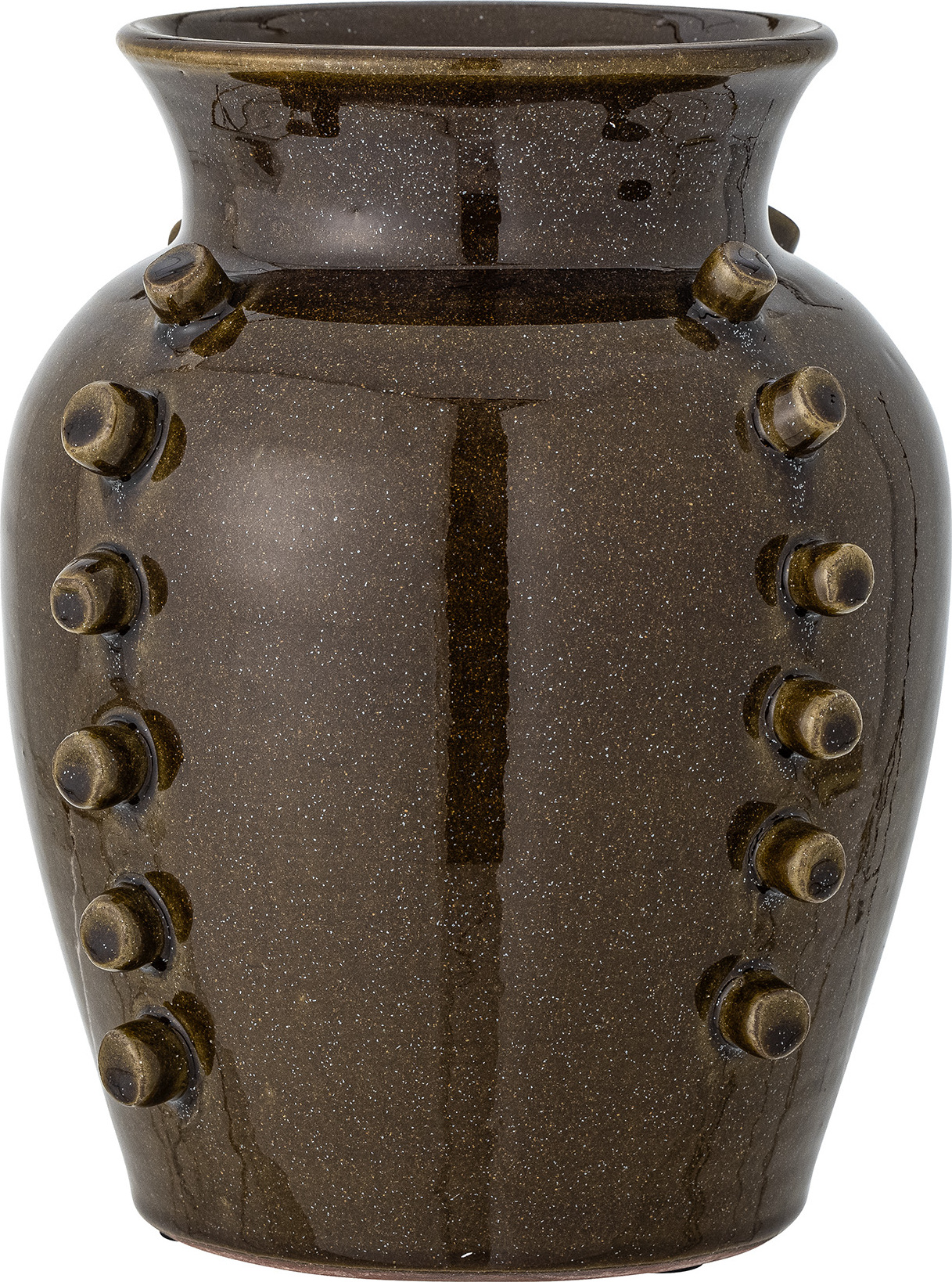Wazon dekoracyjny Hazis 26 cm brązowy