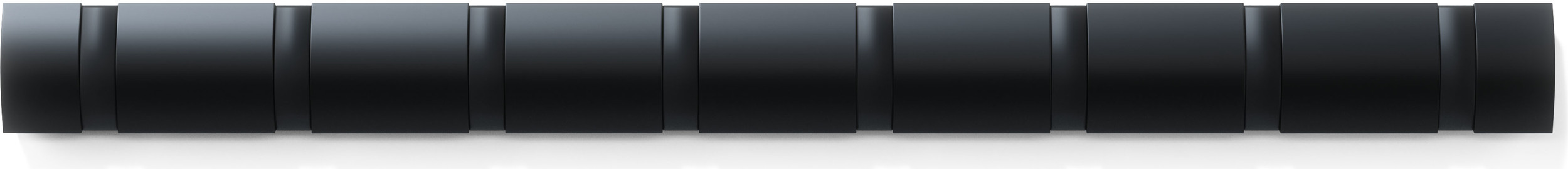 Wieszak listwa Flip długi cały czarny