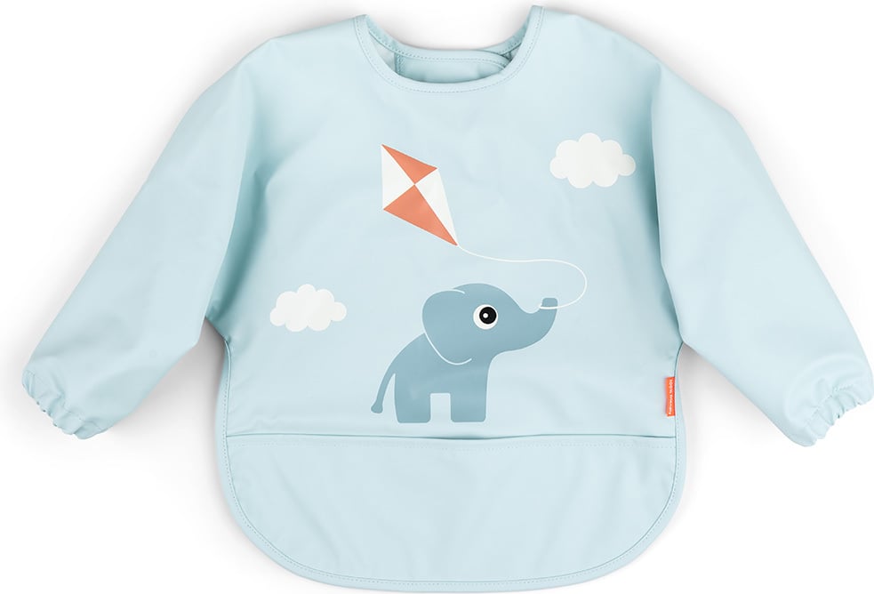 Śliniak z rękawami Playground 6-18 m niebieski