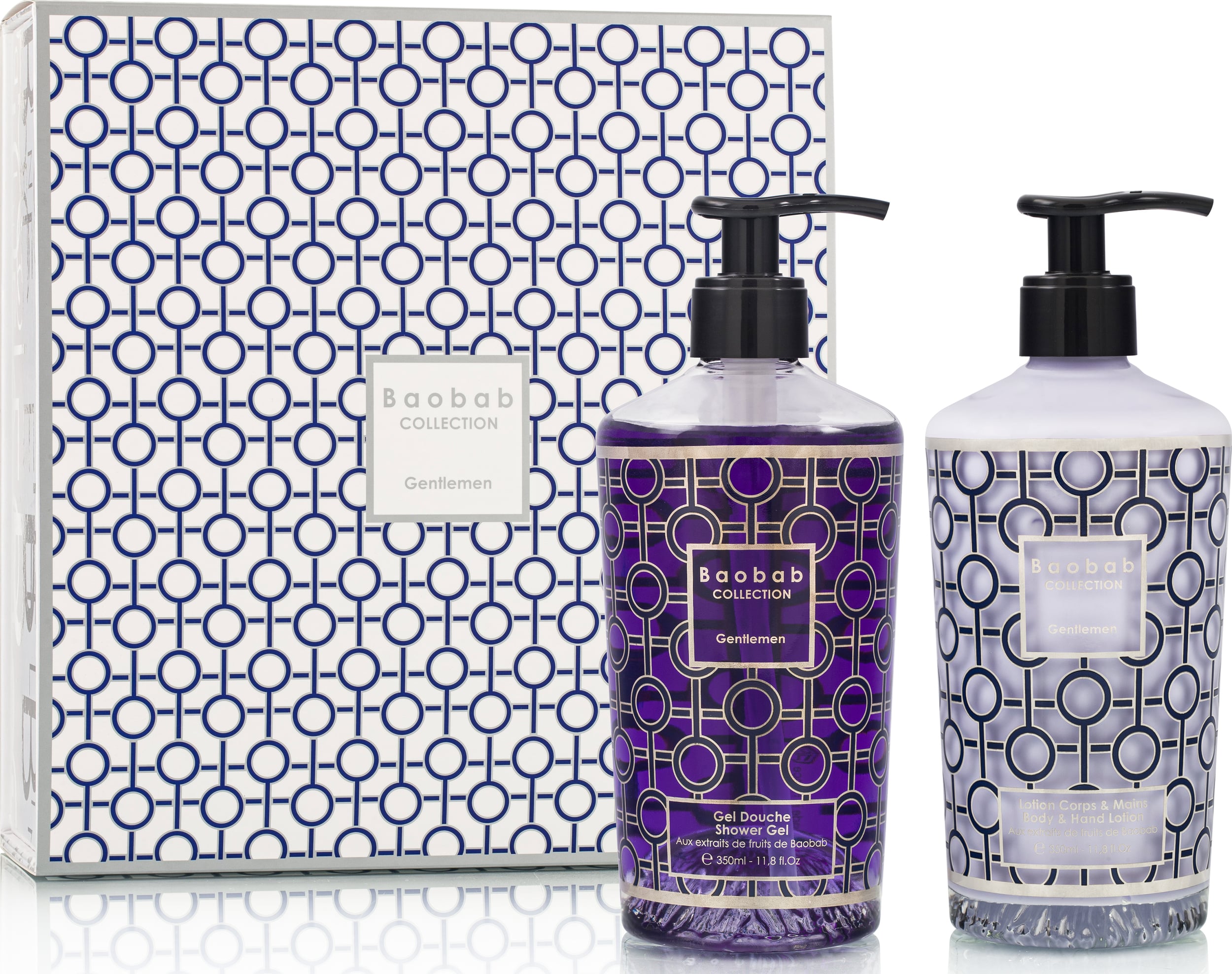 Żel pod prysznic i balsam do ciała Baobab Gift Box Gentlemen 2 el.