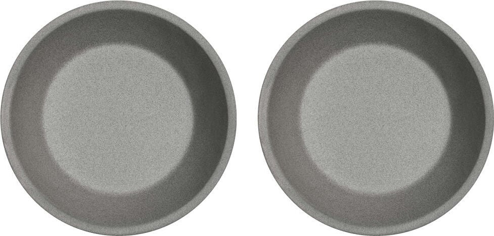 Talerze głębokie Yuka 19 cm szare 2 szt.