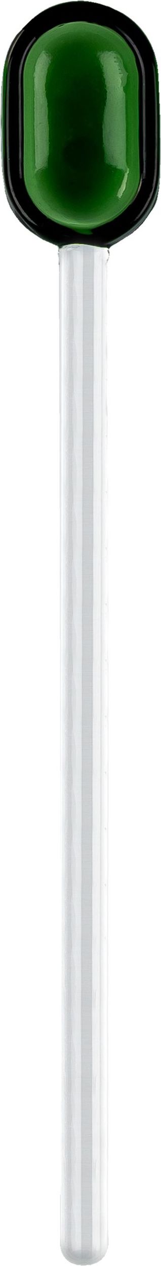 Łyżeczka Muurla 15,5 cm zielona szklana