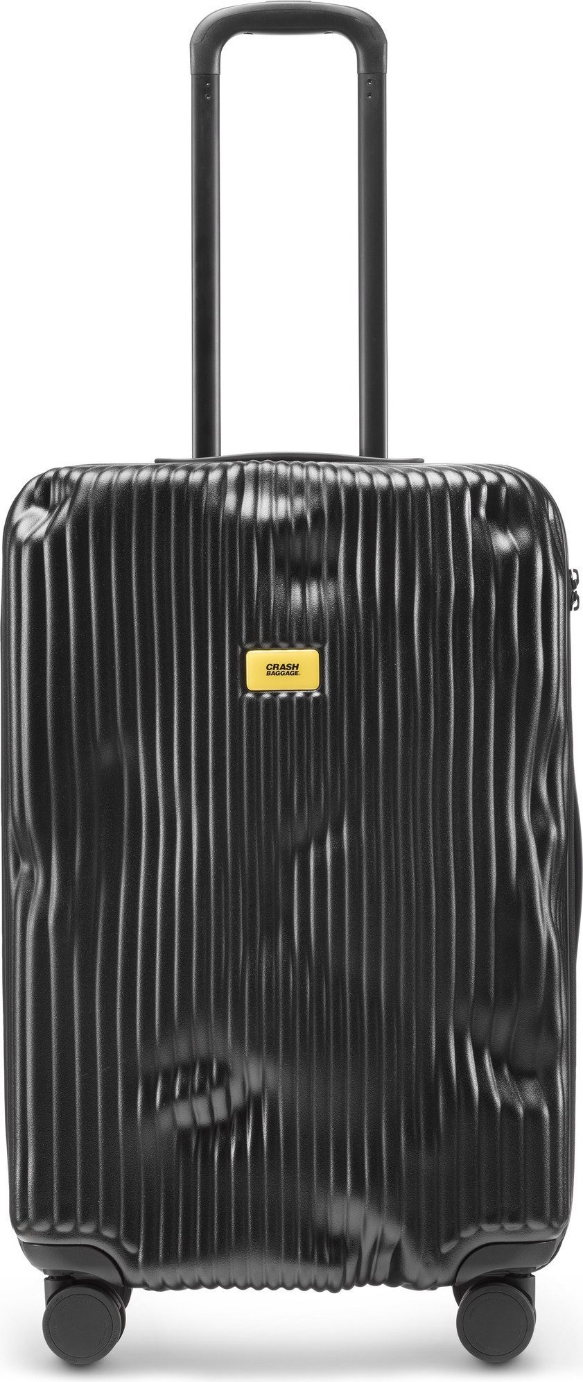 Walizka Stripe średnia Super Black