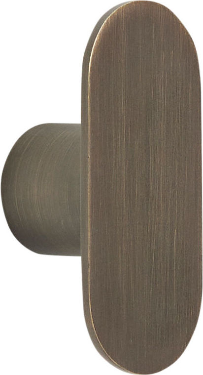 Wieszak Hübsch szarobrązowy metalowy pojedynczy