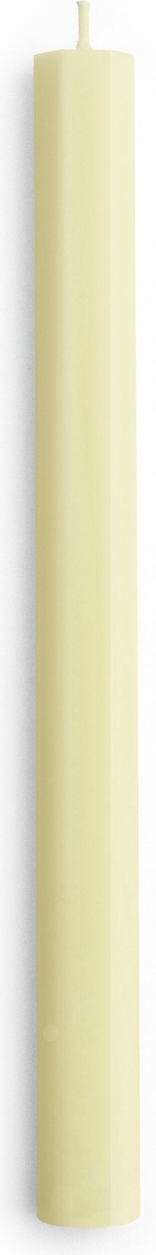 Świeca Hexagon limonkowa