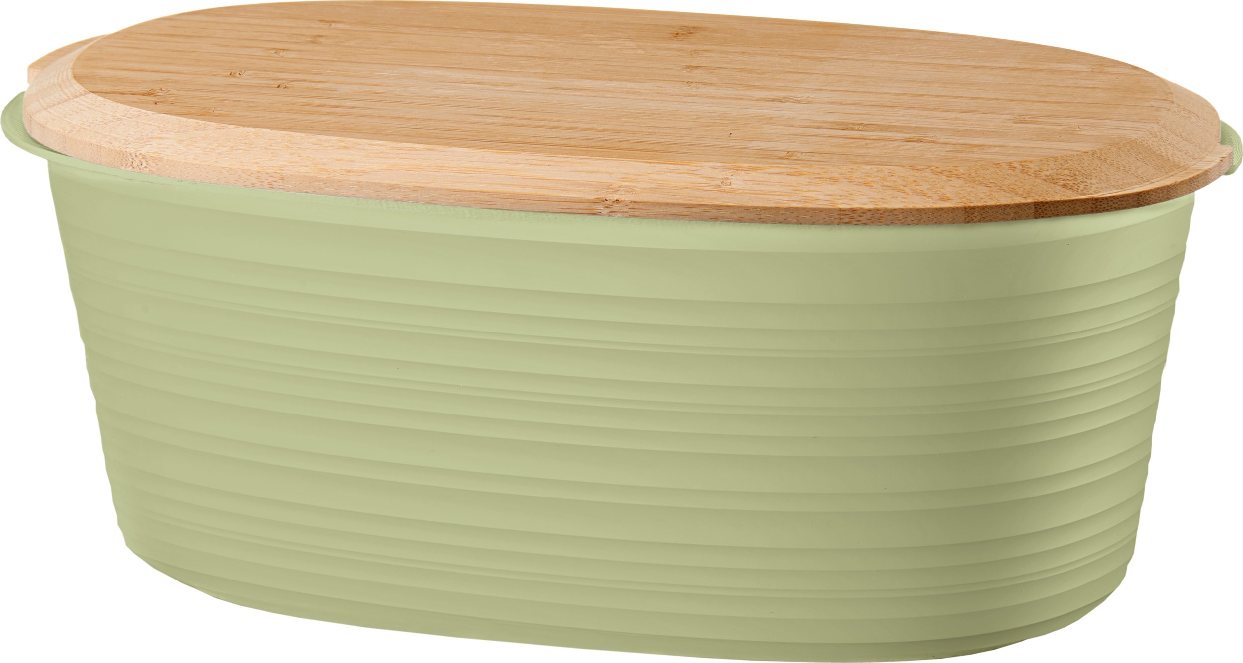 Pojemnik na pieczywo Tierra jasnozielony z recyklingu