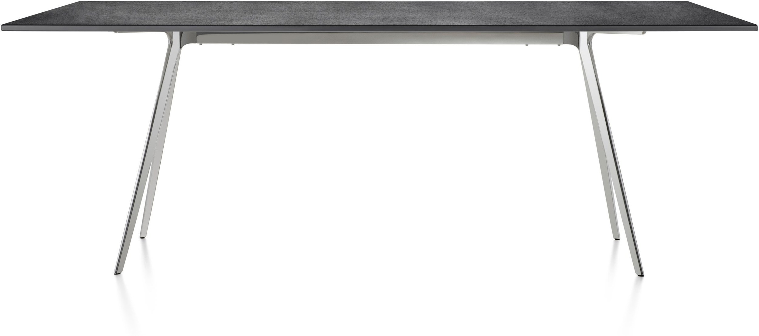 Stół Baguette 160 cm blat łupek rama polerowana