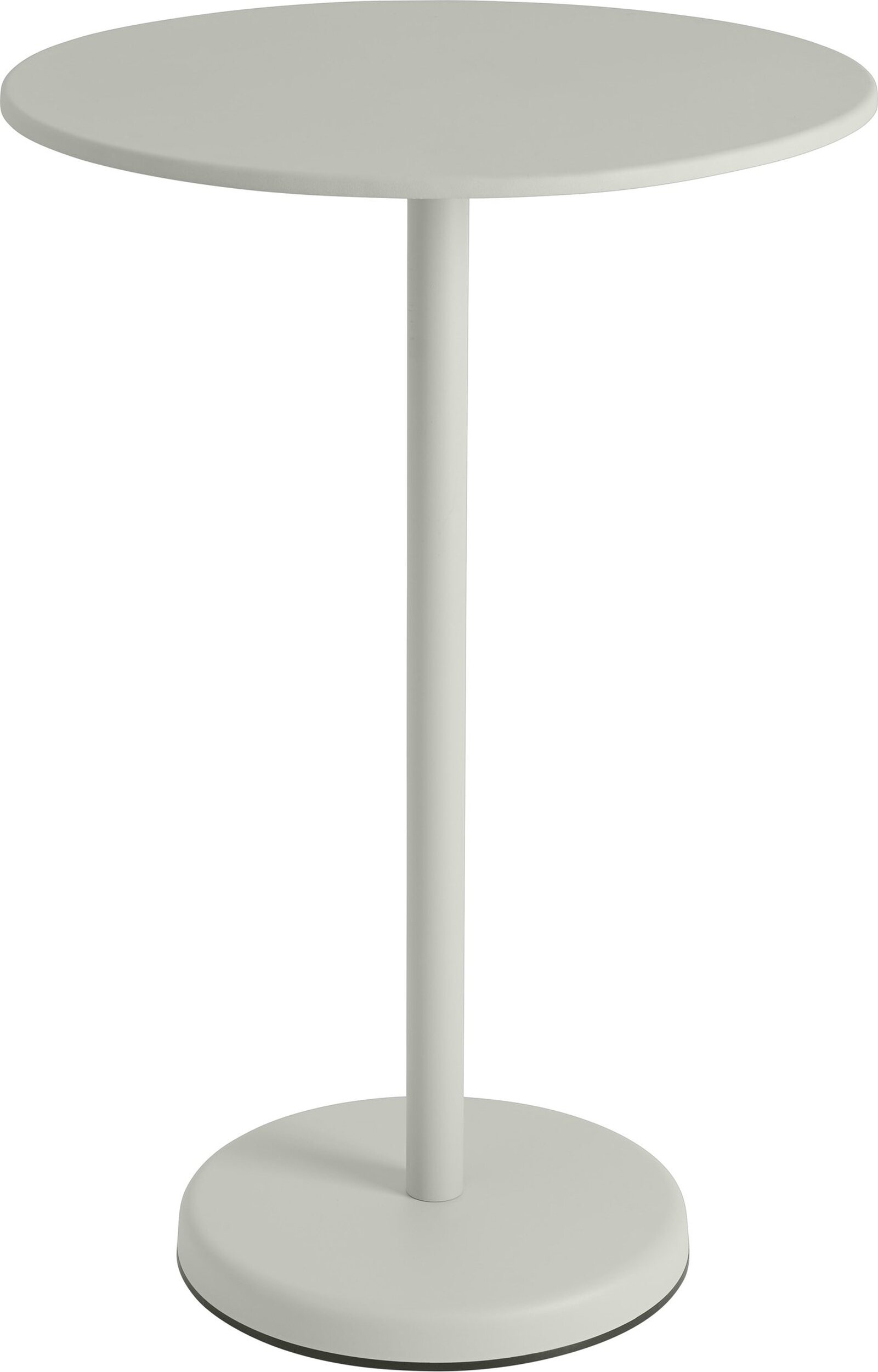 Stolik kawowy Linear okrągły 70 x 105 cm szary