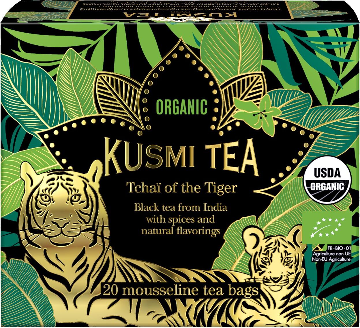 Herbata czarna bio Tchai of the Tiger w torebkach muślinowych 20 szt.