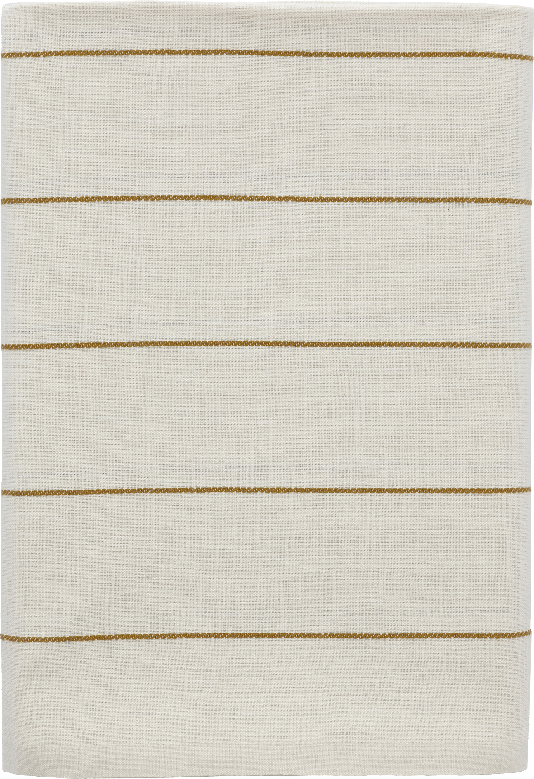 Obrus Line 140 x 270 cm beżowo-złoty