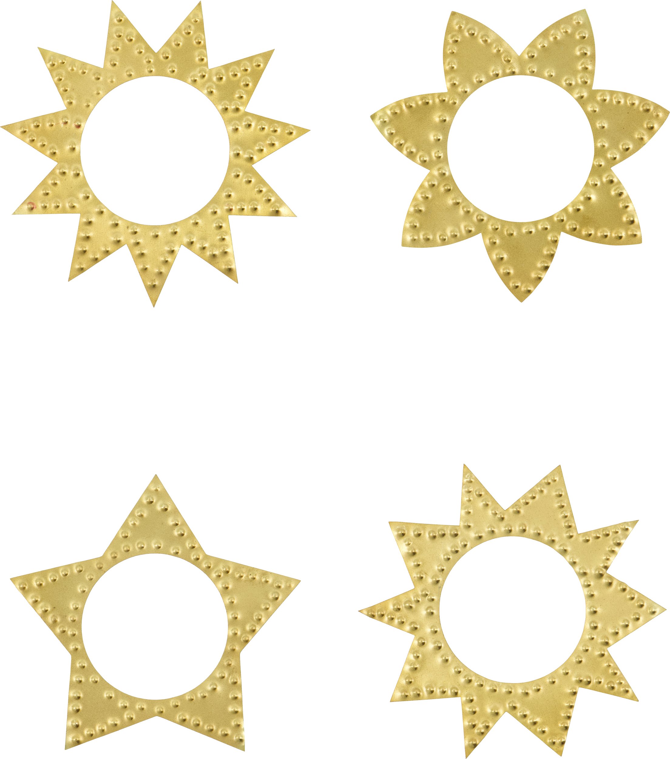 Obrączki na serwetki Ring antyczny mosiądz 4 szt.