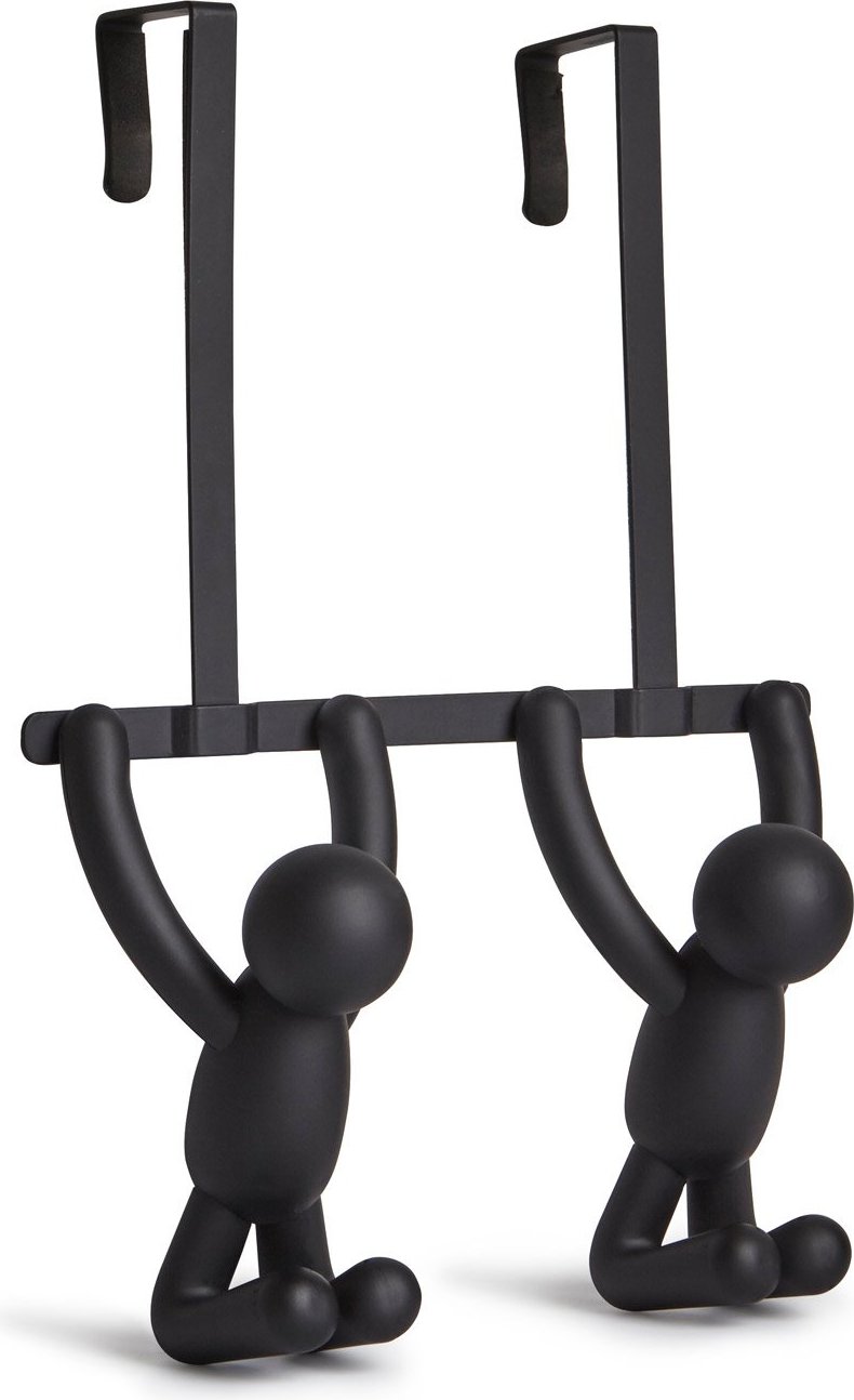 Wieszak na drzwi Buddy czarny