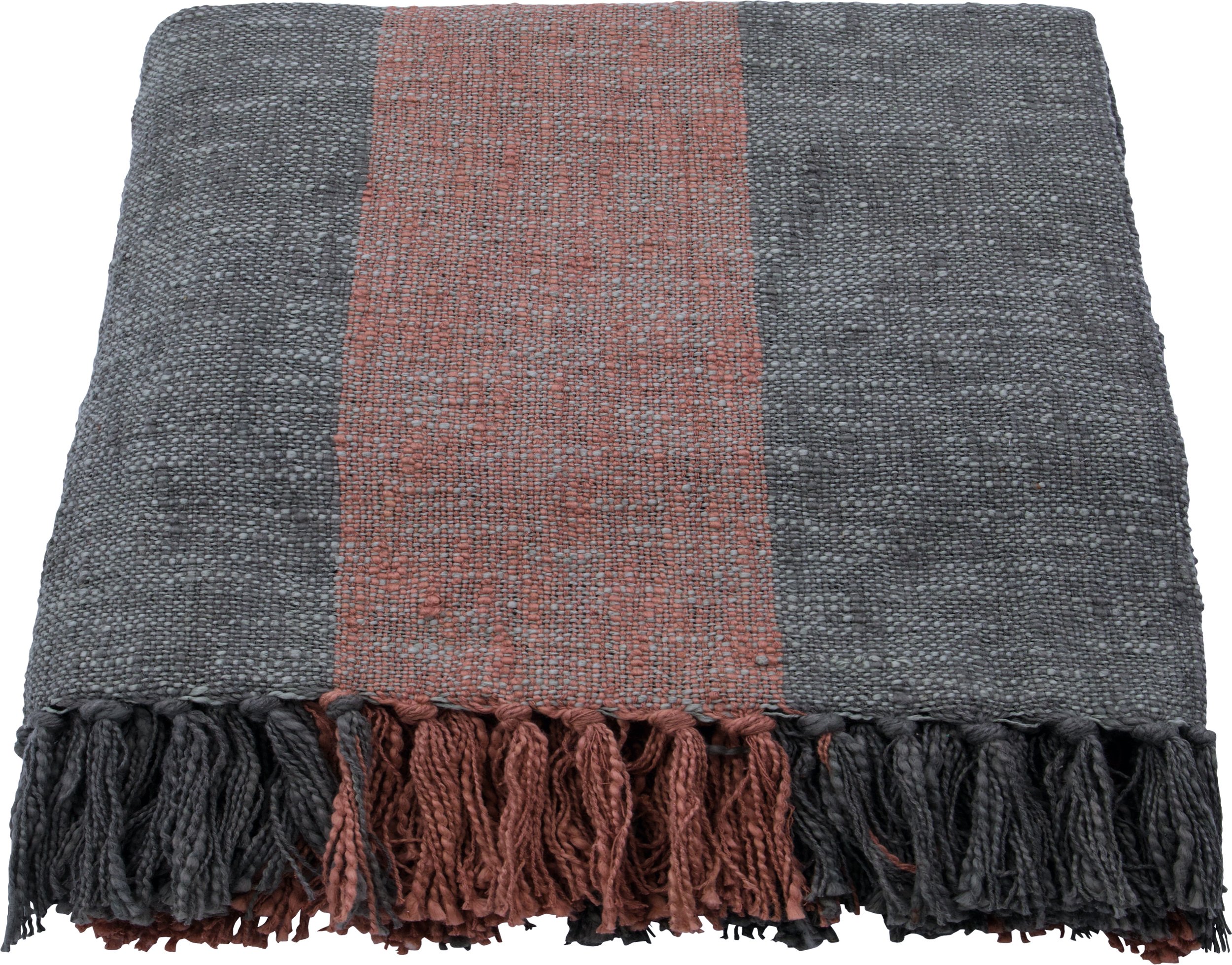 Narzuta Ponra 130 x 180 cm spalona czerwień