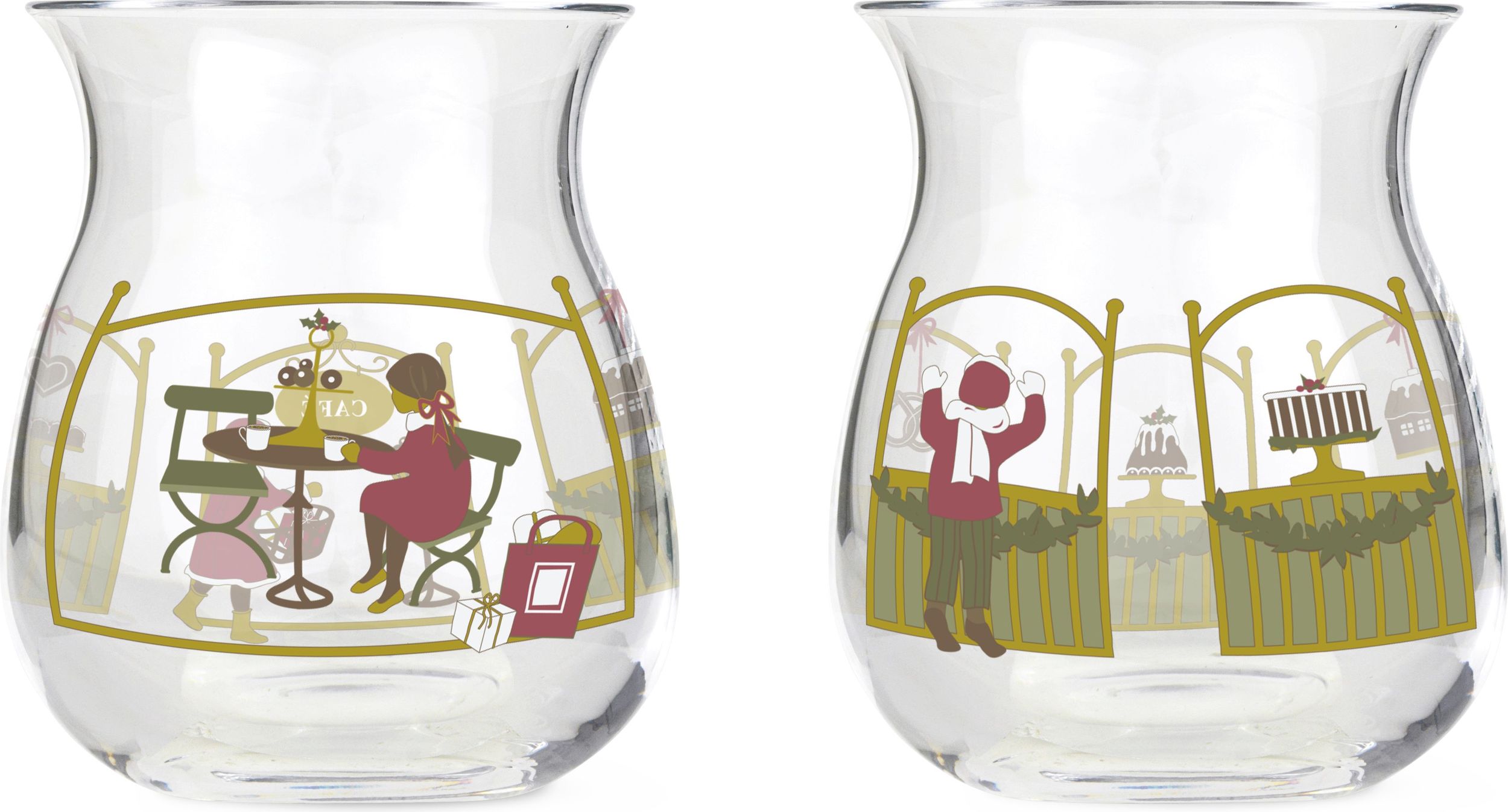 Świeczniki na tealighty Holmegaard Christmas 2023 2 szt.