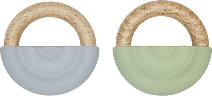 Gryzaki Rainbow niebieski i zielony 2 szt.