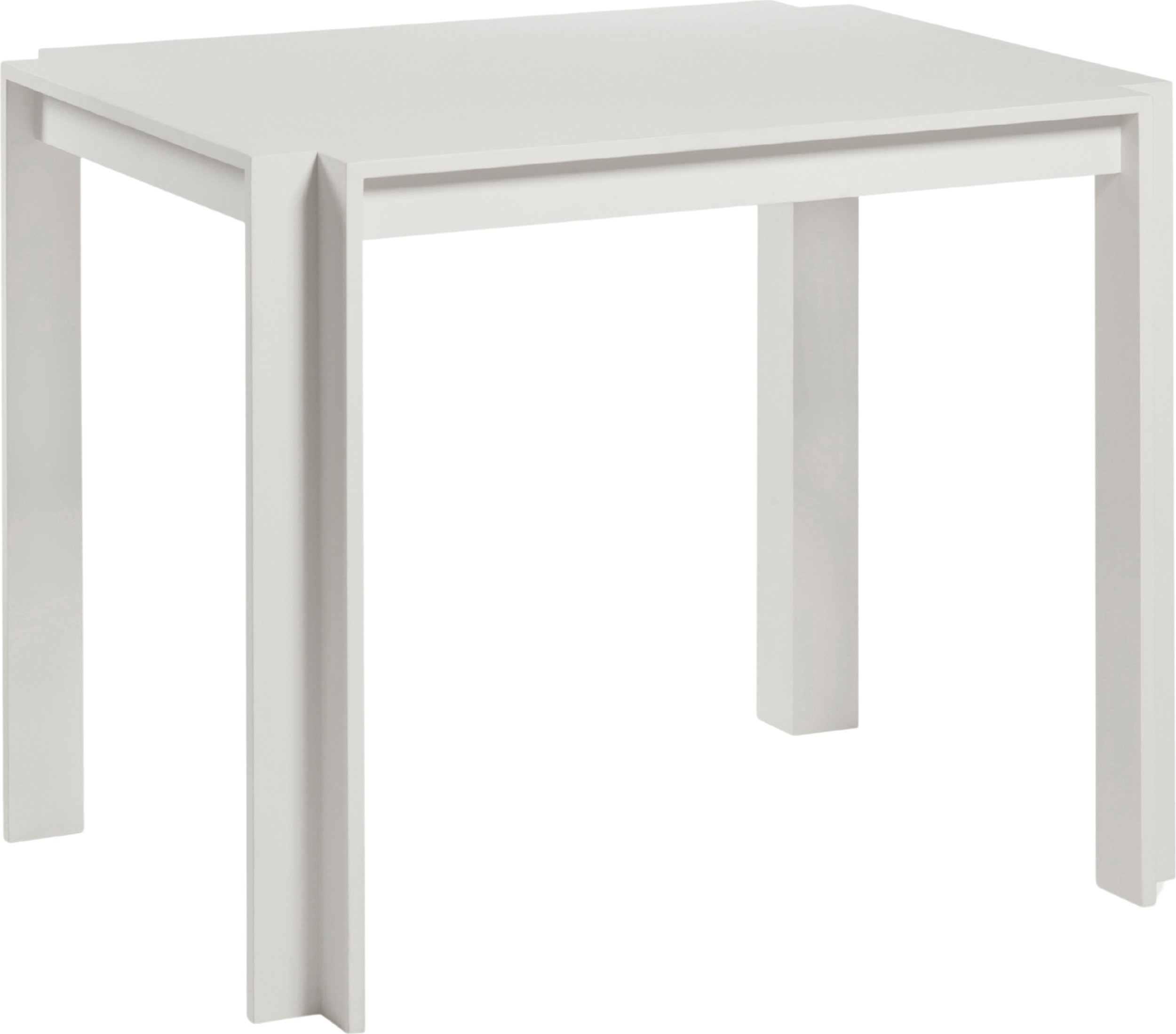 Stół Cora 70 x 90 cm biały drewno bukowe