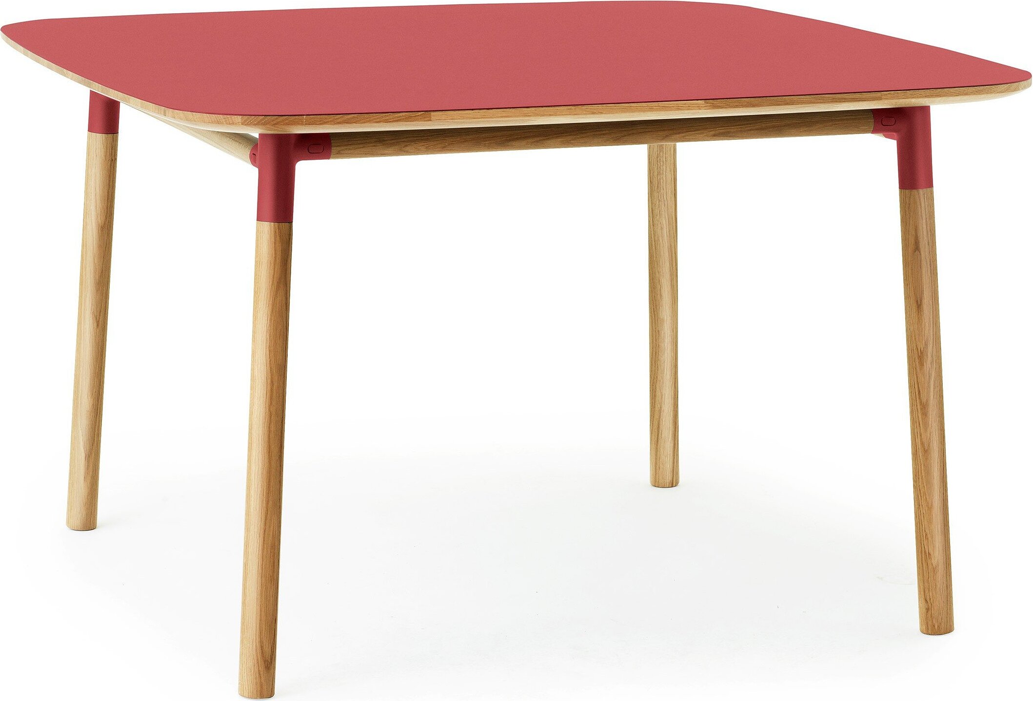 Stół Form 120x120 cm czerwony