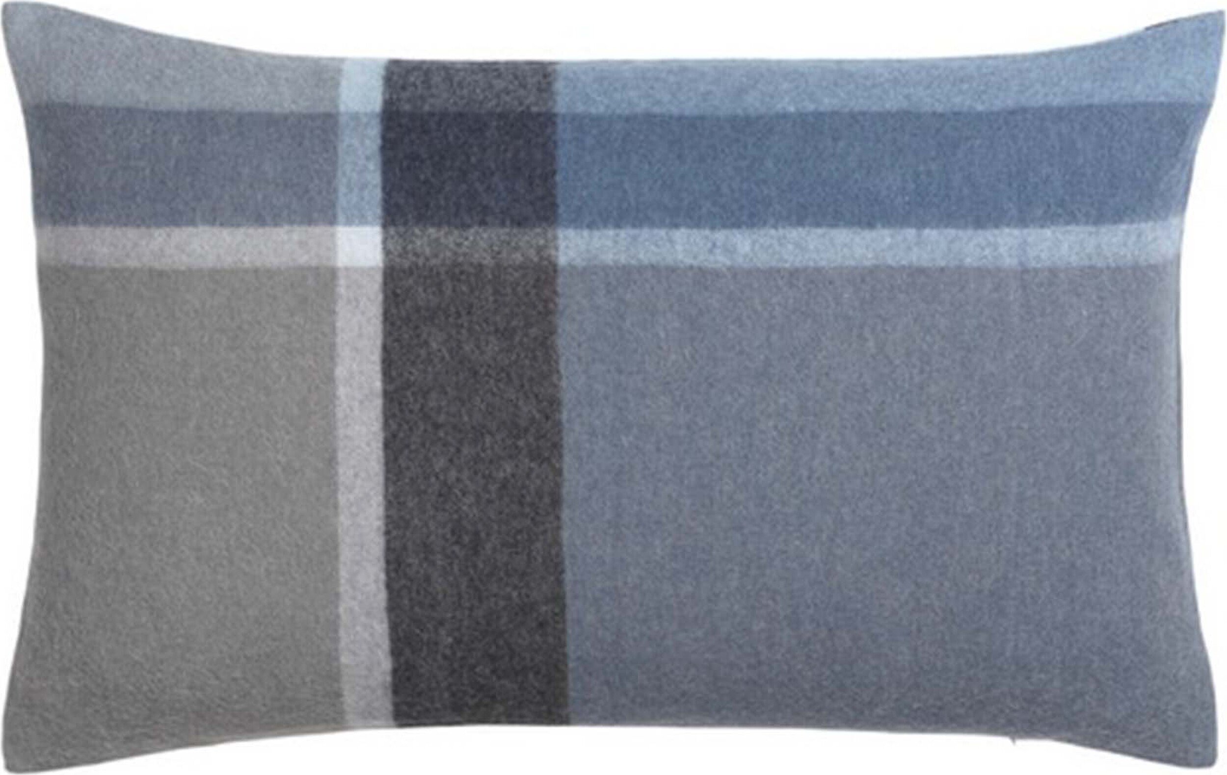 Poszewka dekoracyjna Manhattan 40 x 60 cm szaro-niebieska