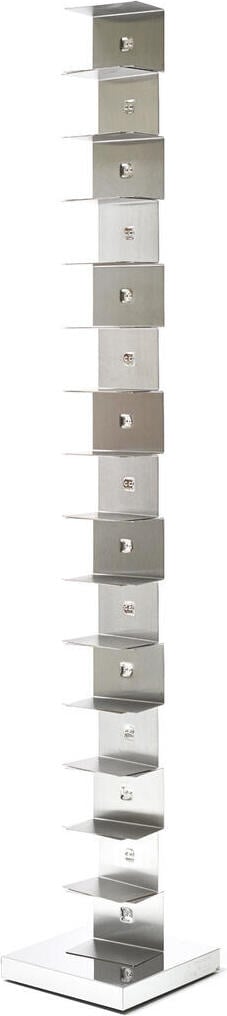 Regał Ptolomeo 215 cm srebrny